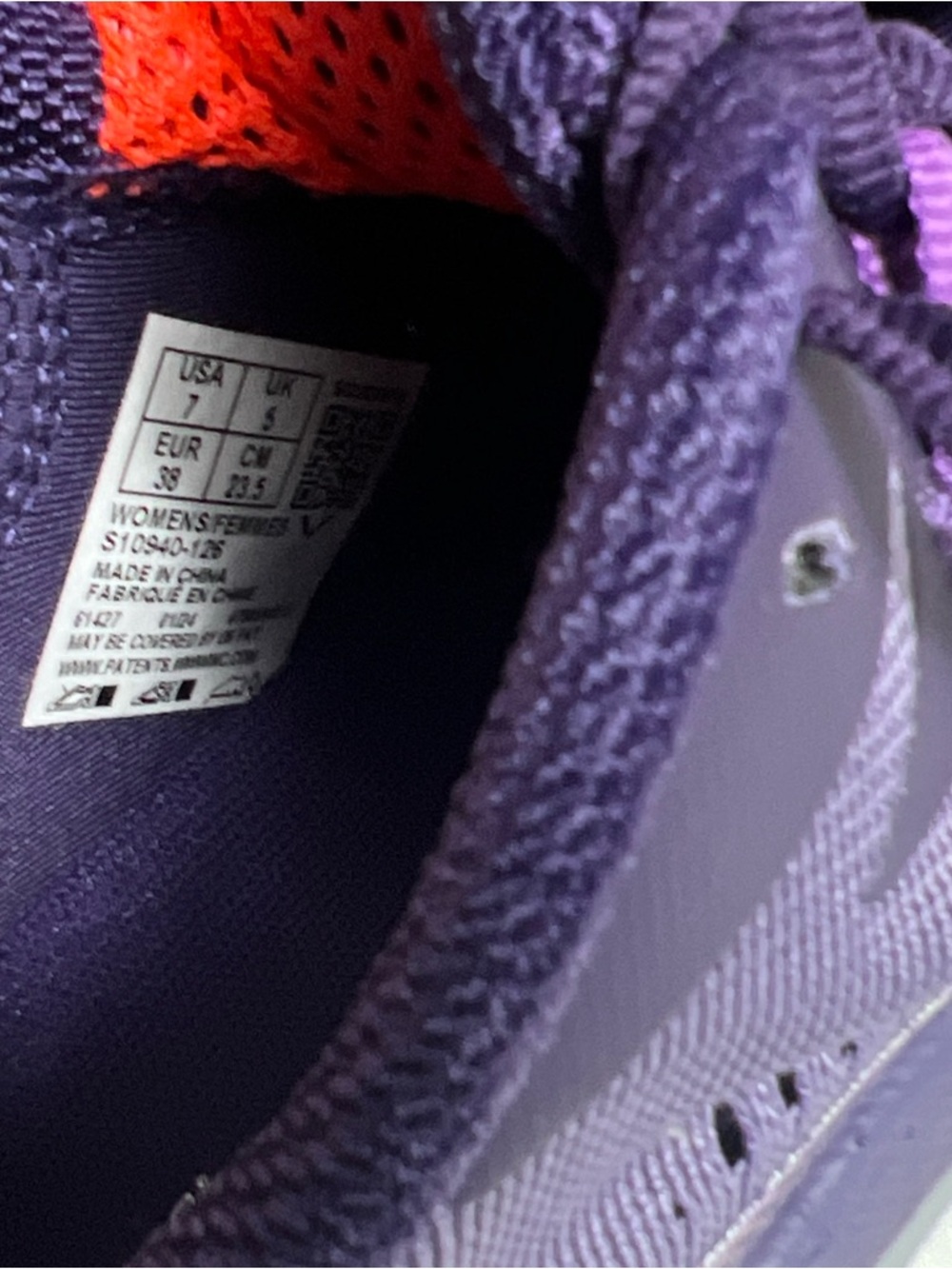 Saucony Endorphin Speed 4 Lavender Purple Running Shoe - Picture 5 of 7